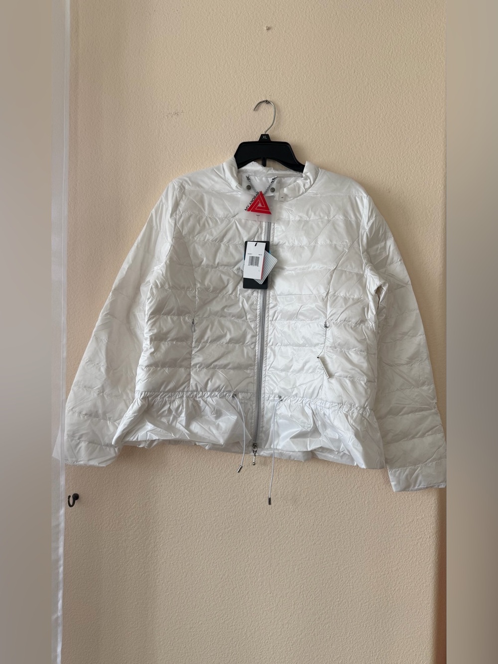 NWT ANORAK Quilted Peplum Puffer Jacket
